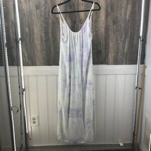 Kiwi + Punch tie dye maxi sundress size L